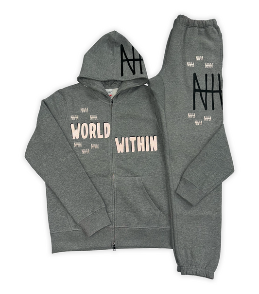 V2 ZIP UP SUIT ( GRAY )