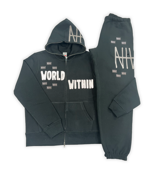 V2 ZIP UP SUIT ( BLACK )